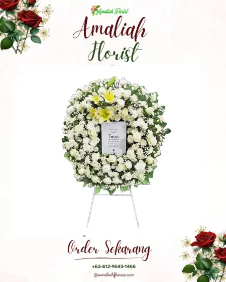 Krans Bunga Duka Sengon